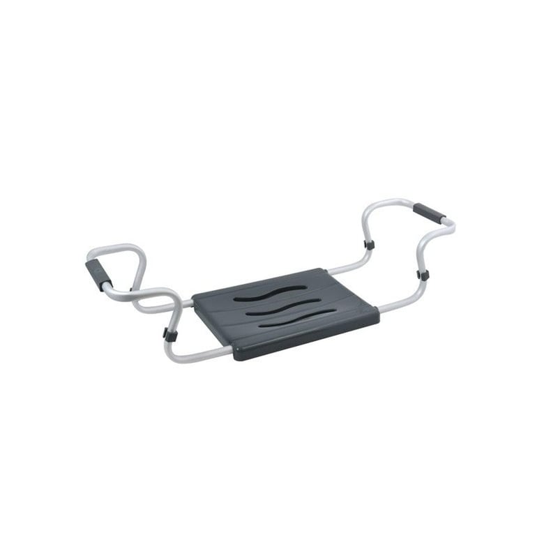 MSV Scaun de cadă extensibil, capacitate 150 kg, aluminiu/plastic, antracit, 55-70 x 18 x 26 cm
