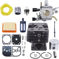 Mtanlo 35mm Henger Dugattyú Készlet Stihl FS120 FS200 FS250 Fűkaszához Karburátorral Légszűrővel Javító Kit 1