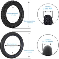 MTATCN 12,5 x 2,75 Belső Gumi Tömlő Elektromos Dirt Bike Roller Gyerek Kerékpár MX350 MX400 Rocket X-Treme Kompatibilis 1 Készlet 2