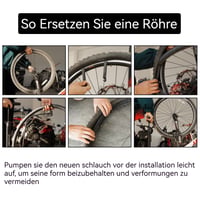 MTATCN 14" x 1,75-2,125 duša na bicykel s autoventilom (Schrader) 32 mm pre detský bicykel, odolná proti prepichnutiu, 2 ks 5