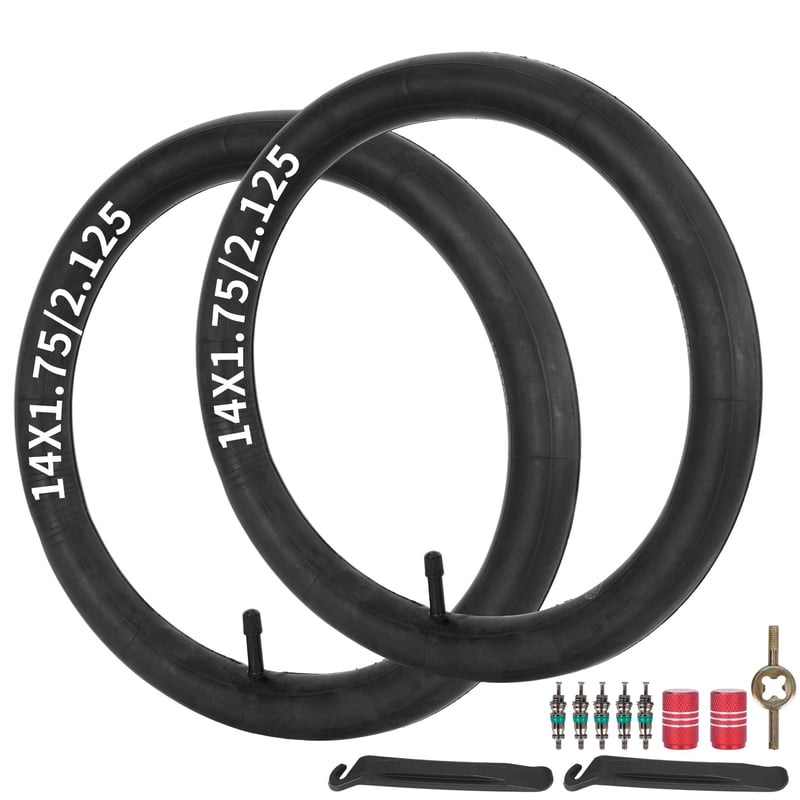 MTATCN 14" x 1,75-2,125 duša na bicykel s autoventilom (Schrader) 32 mm pre detský bicykel, odolná proti prepichnutiu, 2 ks