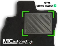 MTC Automotive Mercedes B-Class W247 2019+ Autószőnyeg Gumierősítéssel 3