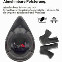 MtQcBdHy Motokrosová integrálna prilba Dirt Bike Offroad motocyklová prilba MTB ATV DH Downhill pánska dámska detská veľkosť L (56-57 cm) 5