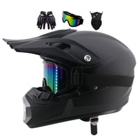MtQcBdHy Motokrosová integrálna prilba Dirt Bike Offroad motocyklová prilba MTB ATV DH Downhill pánska dámska detská veľkosť L (56-57 cm) 1