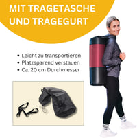 Muawo Premium Fitness és Yoga Szőnyeg, Extra Vastag 1,5 cm, 190x100 cm, Csúszásmentes - Pink 5