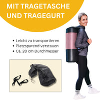 Muawo Premium Fitness és Yoga Szőnyeg 190x60x1,5cm Rózsaszín 2