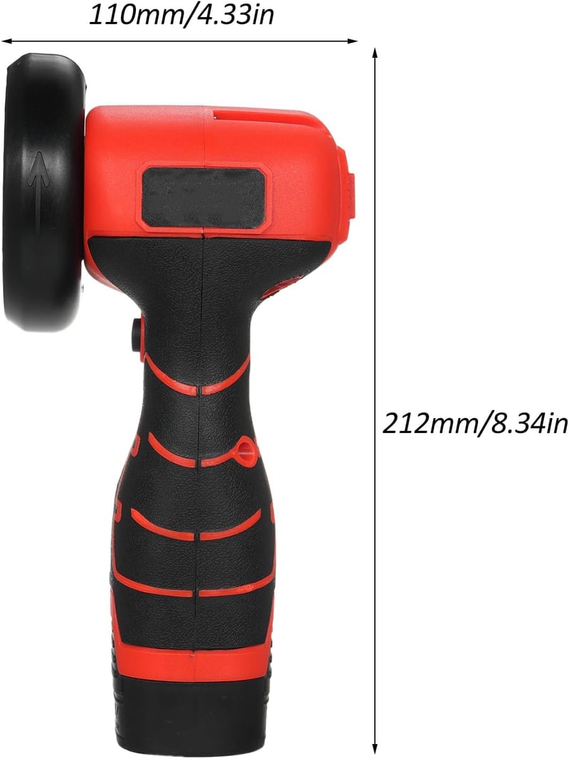 Mulcort Akkus Sarokcsiszoló 7000RPM 16.8V 2 Akkumulátorral