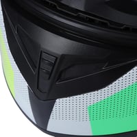 Mulcort Full Face Rapid utcai motor bukósisak négy évszak uniszex felnőtt Szürke Zöld XL Style D 5