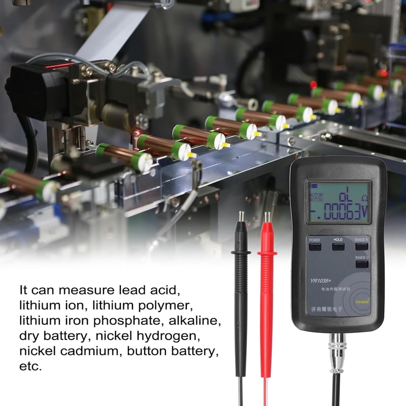 Mulcort YR1035 18650 Lítium Akkumulátor Teszter 100V Elektromos Járművekhez