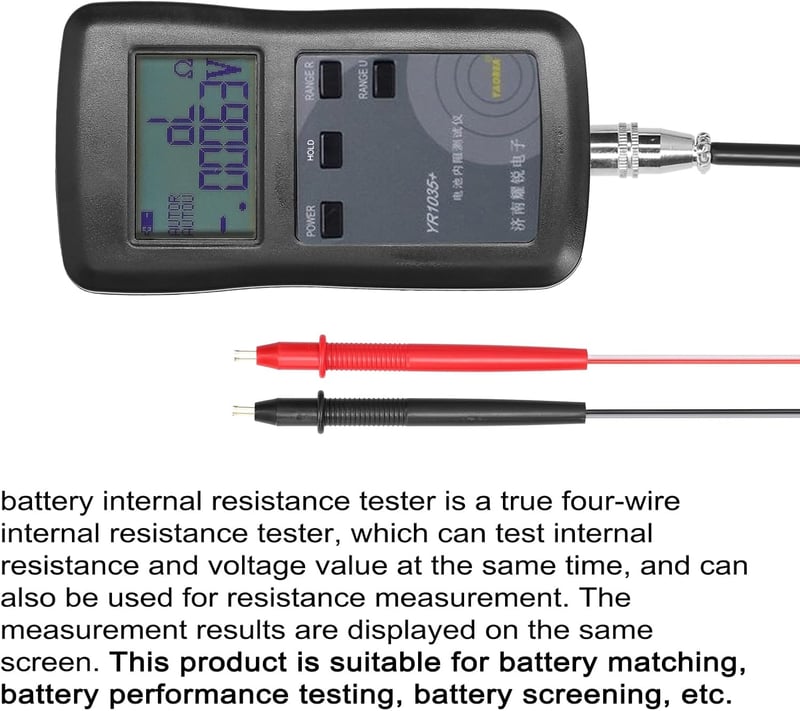 Mulcort YR1035 18650 Lítium Akkumulátor Teszter 100V Elektromos Járművekhez
