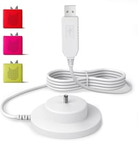 MULTIM USB Töltőállomás Toniebox Hanglejátszóhoz - Kompatibilis Tonie Box Audió Lejátszóval, Utazáshoz Ideális Töltőkábel, 9V 1