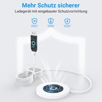MULTIM USB Töltőállomás Toniebox Hanglejátszóhoz - Kompatibilis Tonie Box Audió Lejátszóval, Utazáshoz Ideális Töltőkábel, 9V 5
