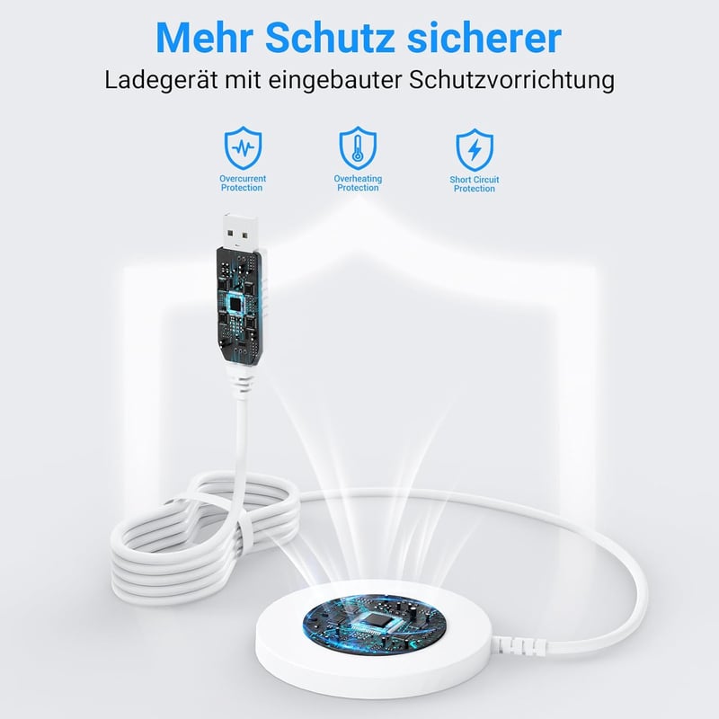 MULTIM USB Töltőállomás Toniebox Hanglejátszóhoz - Kompatibilis Tonie Box Audió Lejátszóval, Utazáshoz Ideális Töltőkábel, 9V