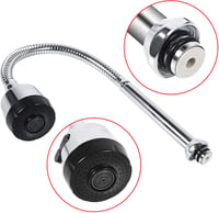 Cap de baterie rotativ din inox 304 pentru chiuvetă de bucătărie, conexiune G1/2 6