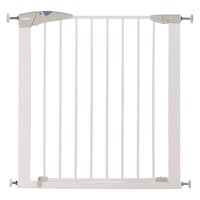 Munchkin Lindam Sure Shut Axis sigurnosna vrata za bebe i malu djecu, 76-82 cm, bijela, montaža pod pritiskom, bez bušenja, za stepenice 1