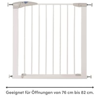 Munchkin Lindam Sure Shut Axis sigurnosna vrata za bebe i malu djecu, 76-82 cm, bijela, montaža pod pritiskom, bez bušenja, za stepenice 2