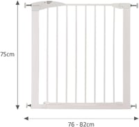 Munchkin Maxi Secure biztonsági kapu 76-82cm, bővíthető 117cm-ig, nyomásos rögzítés - Maxi Secure White 5