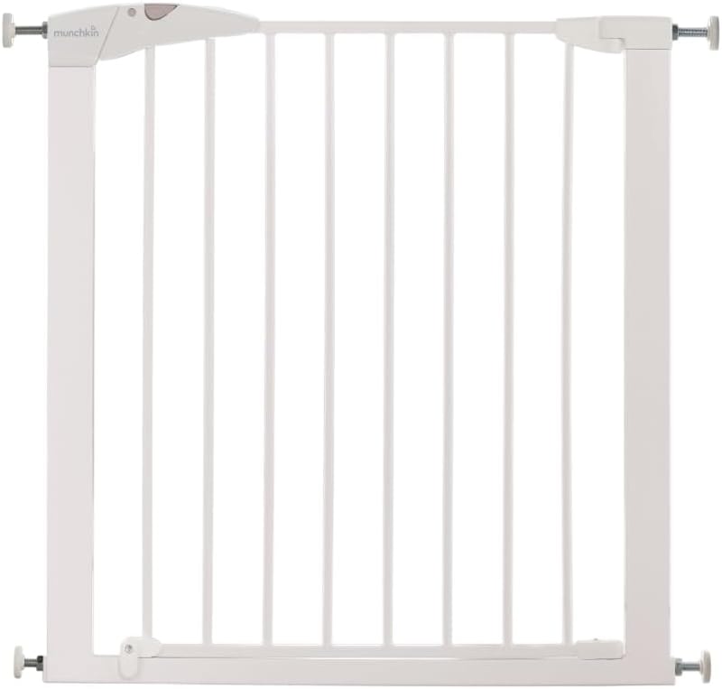 Munchkin Maxi Secure biztonsági kapu 76-82cm, bővíthető 117cm-ig, nyomásos rögzítés - Maxi Secure White