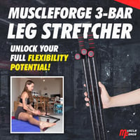 MuscleForge 3 sávos lábnyújtó 180°-ig, 6 fokozatú hasítógép tréninghez 2