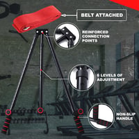 MuscleForge 3 sávos lábnyújtó 180°-ig, 6 fokozatú hasítógép tréninghez 3