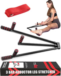 MuscleForge 3 sávos lábnyújtó 180°-ig, 6 fokozatú hasítógép tréninghez 1