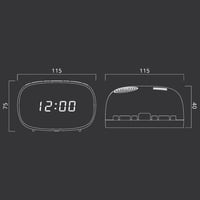 Rádiobudík Muse M-150-CR PLL FM čierny – duálny budík, funkcia odloženého budenia, stmievateľný LED displej, 20 pamäťových miest 5