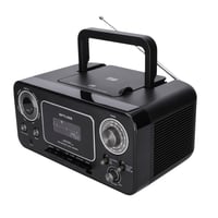 Radio stereo Muse M-182 cu CD player și casetofon, tuner FM/AM, intrare AUX, negru 1
