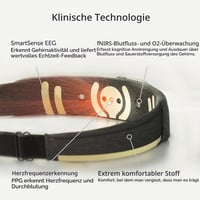 Bandă pentru senzor de unde cerebrale MUSE S Athena - Susținere pentru somn profund, senzori EEG și fNIRS, monitorizarea meditației, neurofeedback - Carbon (gri închis) 3