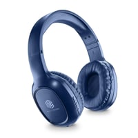 Bluetooth slúchadlá Music Sound Basic – 14-hodinová výdrž batérie, 2 hodiny nabíjania, LED indikátor, AUX vstup, modré 1
