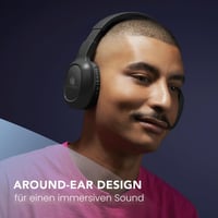 Bluetooth slúchadlá Music Sound Basic – Skladací hlavový most, 14 hodín výdrže batérie, 2 hodiny nabíjania, LED indikátor, AUX vstup – Čierne 6