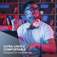 Káblové slúchadlá Music Sound Basic – biele, skladateľný hlavový most, 1,2 m kábel odolný voči zamotaniu, vstavaný mikrofón, 3,5 mm jack konektor 6