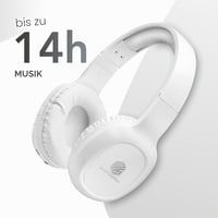 Music Sound Basic Bluetooth fejhallgató, 14 h üzemidő, AUX - fehér 4