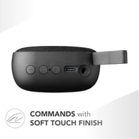 Music Sound MINI3 Bluetooth Hangszóró - 3W Teljesítmény, 4 Óra Lejátszási Idő, Hordozható, Szövet Borítás - Fekete 3