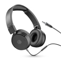 Káblové slúchadlá cez uši Music Sound Basic so skladacím hlavovým mostom, 1,2 m káblom odolným proti zamotaniu, vstavaným mikrofónom a 3,5 mm konektorom 1
