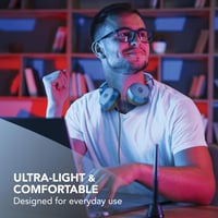 Káblové slúchadlá Music Sound Over Ear Basic – skladací hlavový most, 1,2 m kábel odolný proti zamotaniu, vstavaný mikrofón, 3,5 mm jack konektor – modré 7