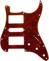 Pickguard Musiclily Pro HSH pentru chitară Fender Stratocaster, 4 straturi - vintage tortoiseshell 1
