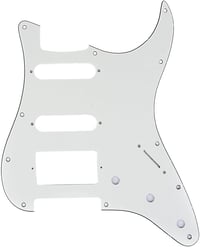 Musiclily Pro 11 Lyuk HSS Strat Pickguard 3-Réteg Pergamen 1