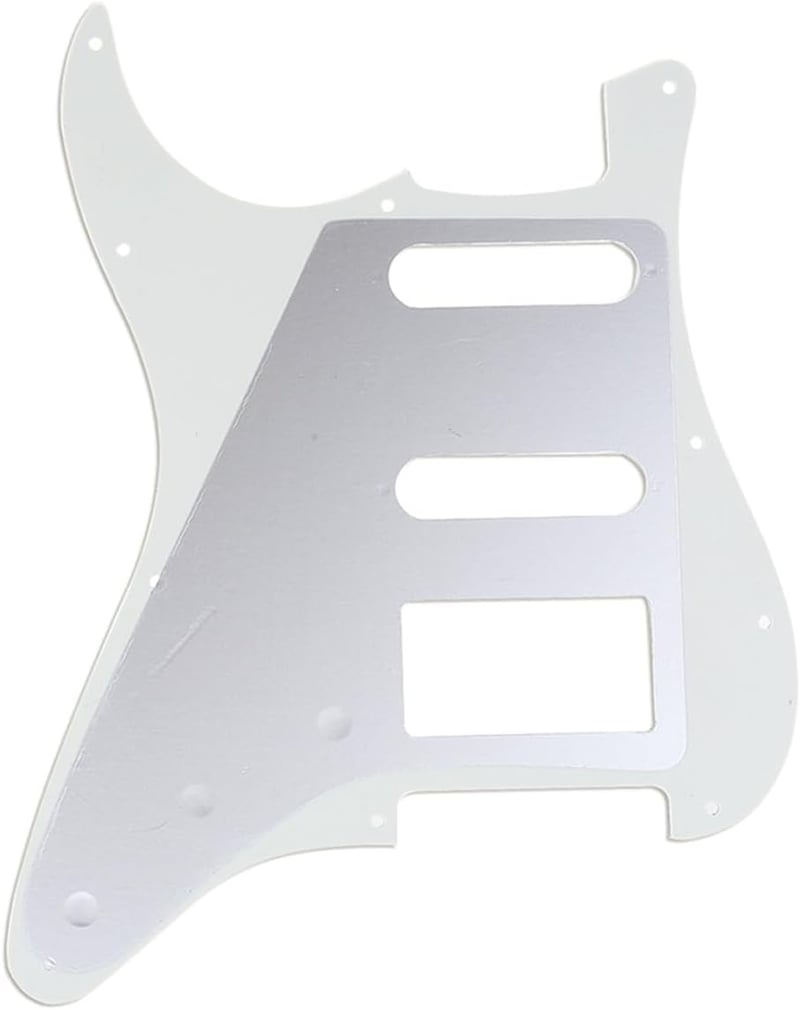 Musiclily Pro 11 Lyuk HSS Strat Pickguard 3-Réteg Pergamen