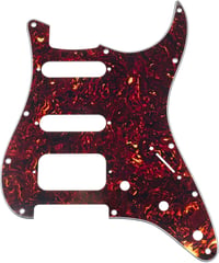 Musiclily Pro 11 Lyuk Stratocaster Pickguard Tortoise 4-Réteg Fender Kompatibilis 1