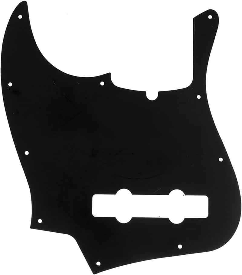 Musiclily Pro 5 húros Jazz Bass pickguard fekete 3 rétegű Fender kompatibilis