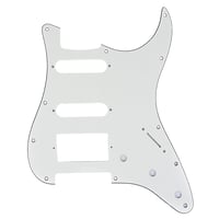 Musiclily Pro Stratocaster HSS maska za gitaru, 11 rupa, 3-slojna - pergament boja 1