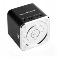 Prenosný reproduktor MusicMan Mini Soundstation s MP3 prehrávačom – čierny 2