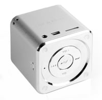 Mini MP3 prehrávač MusicMan TXX3528 so vstavaným reproduktorom - strieborný 2