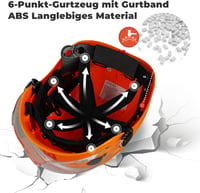 Mustbau EN397 Erdészeti Munkavédelmi Sisak Arcvédővel és Fülvédővel 53-63cm 2