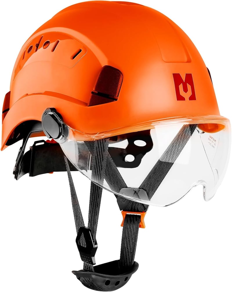 Mustbau EN397 Védősisak Napellenzővel, Állítható 53-63cm, ABS Anyag