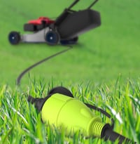 Predlžovací kábel MutecPower Schuko na vonkajšie použitie IP44 H05RR-F3G 1,5 mm² 10 m čierno-zelený so zásuvkou s ochranným kontaktom 5