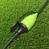 Predlžovací kábel MutecPower Schuko na vonkajšie použitie IP44 H05RR-F3G 1,5 mm² 10 m čierno-zelený so zásuvkou s ochranným kontaktom 4