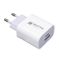 Încărcător USB-C MUTTO 20W, Încărcare Rapidă, Adaptor Rețea cu 2 Porturi USB-C + USB-A pentru iPhone 17 16 15 14 13, Samsung, Xiaomi, iPad, Tablete 1
