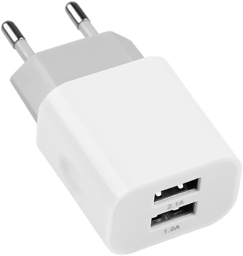 MUTTO USB Töltő 5V 2A Dupla Port Intelligens Technológiával Fehér