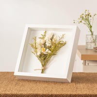 Ramă foto 3D MUXIUNT, reîncărcabilă, 20x20 cm, cu sticlă reală și fundal din pânză 8